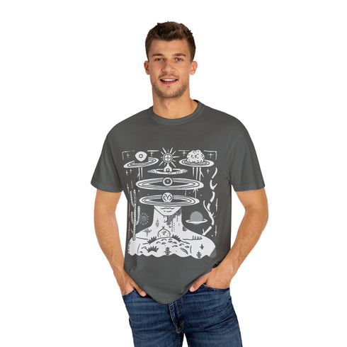 Spaced Out - Unisex Garment-Dyed T-shirt